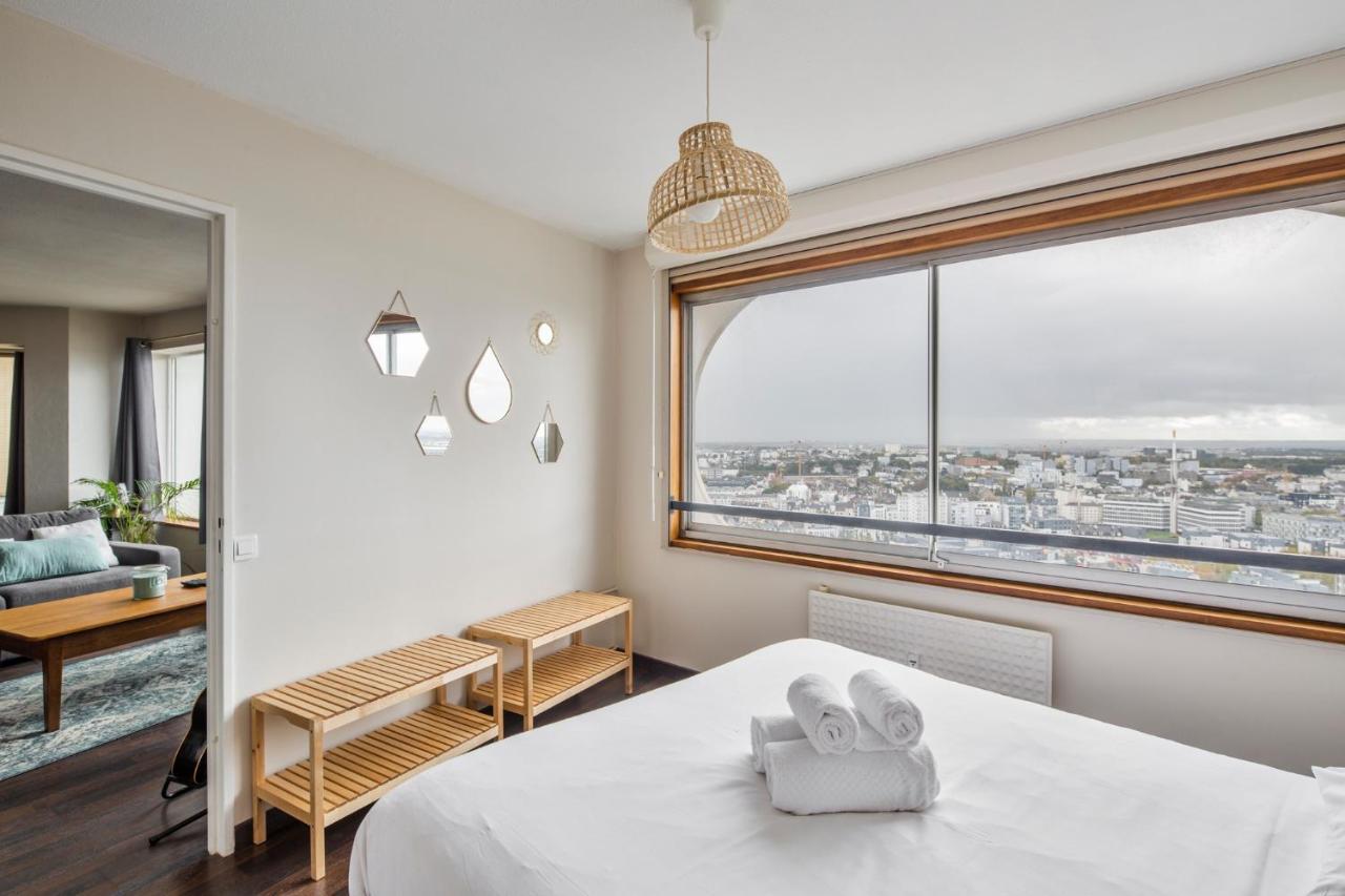 Le Nouvel Horizon - Panoramique Sur Rennes Apartment ภายนอก รูปภาพ